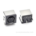 Conector MINI DIN Hembra Enchufe 9P